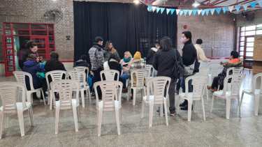 En el CPEM Nº 20 no tiene calefacción el SUM y un sector de aulas (Foto: Andrea Vazquez)