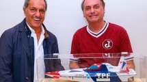 Imagen de Scioli se despidió de la embajada de Brasil y le agradeció a Bolsonaro
