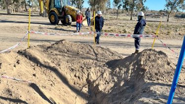 La obra beneficiará a unas 300 familias. Foto gentileza