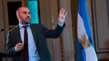 El exministro de Economía Martín Guzmán. 