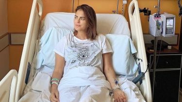 Silvina Luna pasa un momento difícil por una infección.