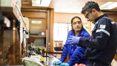 Mas de 400 estudiantes formarán parte de las prácticas profesionalizantes y formativas de Pampa Energía. Foto: Gentileza.