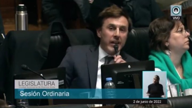 Moritán protagonizó un escándalo en la Legislatura porteña. 