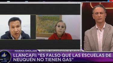 Tenso cruce entre Osvaldo LLancafilo y Marina Smoljan en TN - Foto captura 