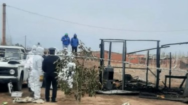 Incendio fatal en sector PIN. Una mujer y su hija murieron calcinadas. Foto: Gentileza