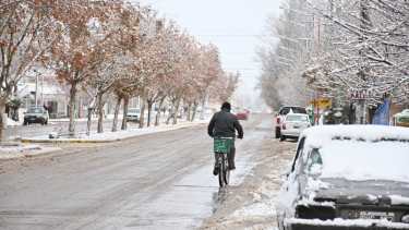 Postales de la ola polar en Cipolletti. Foto: Flor Salto.  