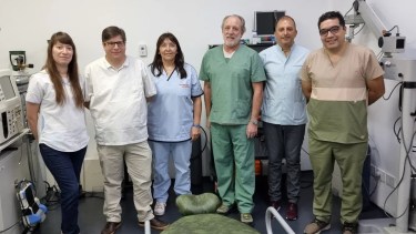 Los seis profesionales de la salud trabajan en Roca y Regina hace pocas semanas para combatir el dolor en pacientes. Foto: gentileza