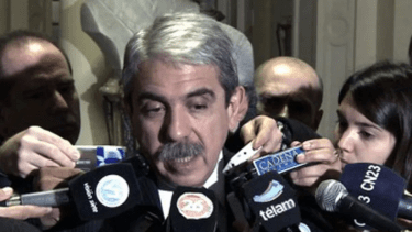 Aníbal Fernández, ministro de Seguridad de la Nación. 