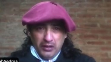 Antonio Colicheo en el juicio de cesura por el crimen de Javier Videla, el trabajador judicial de Roca. Foto: captura