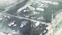 Imagen de 12 de marzo de 1975: el día que la lluvia se llevó el cementerio de Neuquén