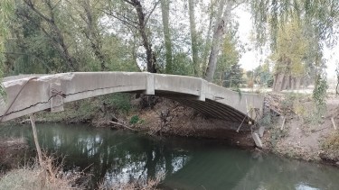 La "bestia" solía aparecer detrás de la casona La Castellana, en inmediaciones del puente Paso de los Manzanos. (FOTO: Gentileza museo Paraje Confluencia".