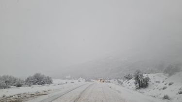 Así está la zona más alta de la ruta nacional 40 al norte de El Bolsón.