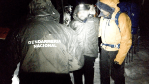 Rescataron a tres turistas extranjeros en el cerro Goye, en las afueras de Bariloche