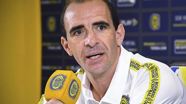 Leandro Somoza renunció como entrenador de Rosario Central. Gentileza.