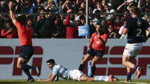 Los Pumas vencieron a Escocia en el debut de Michael Cheika como su entrenador