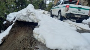 Cierran el camino a Tronador por un desmoronamiento