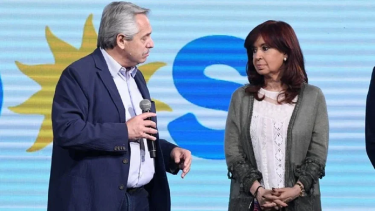 Alberto y Cristina se reunieron anoche en la Quinta de Olivos. 
