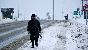 Nieve en la cordillera: extrema precaución en la ruta 40 por hielo