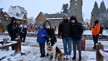 En Bariloche se espera la semana pico de turistas con más del 90% de ocupación hotelera. Foto: Chino Leiva