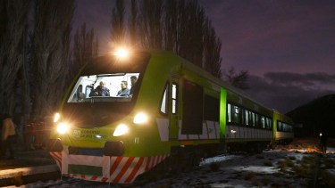 El Tren Patagónico inicia una nueva aventura de Bariloche a la estación Perito Moreno, en plan turismo. Foto: Chino Leiva