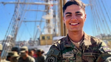 El soldado Matías Chirino fue hallado inconsciente en su cuarto. 