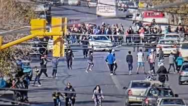 Disturbios en un intento de saqueo en San Juan. 