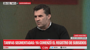 Segmentación de tarifas: Martínez reveló de cuánto será el aumento sin subsidio