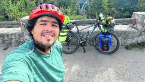De Bariloche al mundo&#8230; en bicicleta
