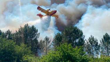 Incendios forestales en Europa. Foto: AP 