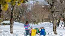 Imagen de Así es el parque de nieve mapuche Arroyo Partido que la rompe este invierno en la ruta 40