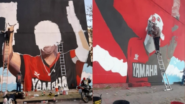 Dos heridos de bala mientras pintaban un mural de Maradona y Messi en Rosario. 