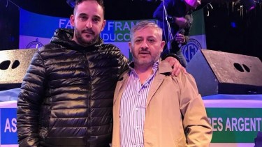 Carlos Gustavo Garcia y Ruben Torres encabezan el gremio Asura en Río Negro. Gentileza