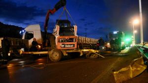 Choque en cadena sobre Ruta 7, en Centenario: una persona herida