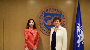 La ministra viajó a Estados Unidos y mantuvo reuniones claves de cara al futuro de la economía de la Argentina.