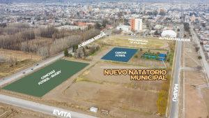 Comenzó la obra del natatorio en el norte de Roca