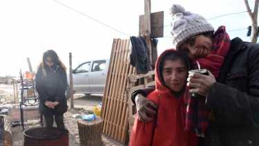La reubicación de las familias ocupantes de Casimiro Gómez se produjo esta semana (foto Matías Subat)