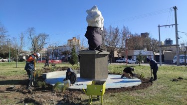 El monumento será parte del Paseo del Ferrocarril. Foto: gentileza