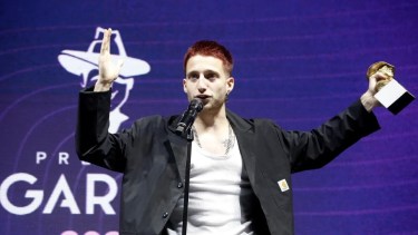 Wos se llevó el Gardel de Oro. (Foto: La Nación)