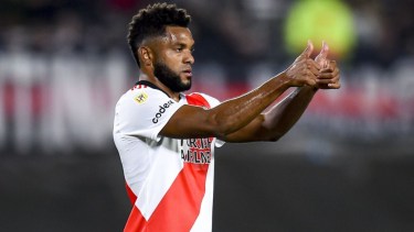 Miguel Borja volverá a ser titular en la delantera del equipo de Marcelo Gallardo.