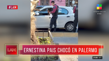 Ernestina Pais intentó escapar luego de un leve choque. 