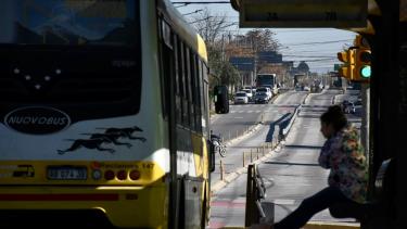 El Metrobús de Neuquén. Foto: Matías Subat/Archivo.