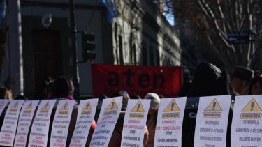 Descontarán días no trabajados a docentes de Vaca Muerta. Foto: Matías Subat