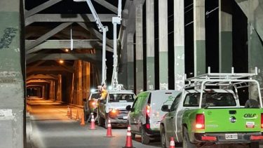 Cambiarán la iluminación del Puente Viejo que une Neuquén con Cipolletti. Foto: Gentileza