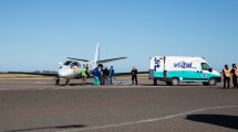 Imagen de Avión sanitario de Río Negro: arribó la docente de Viedma que había sufrido un derrame cerebral en Bolivia