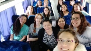 Estudiantes de Cipolletti realizan actividades de prevención en salud en la Línea Sur de Río Negro