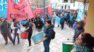Pidieron más presupuesto para comedores y el Frente Piquetero se movilizó otra vez en Roca