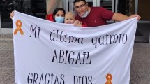 Imagen de La lucha de la pequeña Abigail contra el cáncer y un festejo que emocionó en las calles de Roca