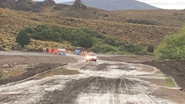 En la zona de Perito Moreno se colocará una alcantarilla. Foto: Archivo.