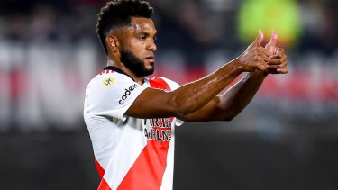 El colombiano Miguel Borja sería titular en River, en reemplazo de Lucas Beltrán.