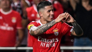 Enzo Fernández pasa por un gran momento y eso le reportaria muchos euros a River Plate por una transferencia. Gentileza.